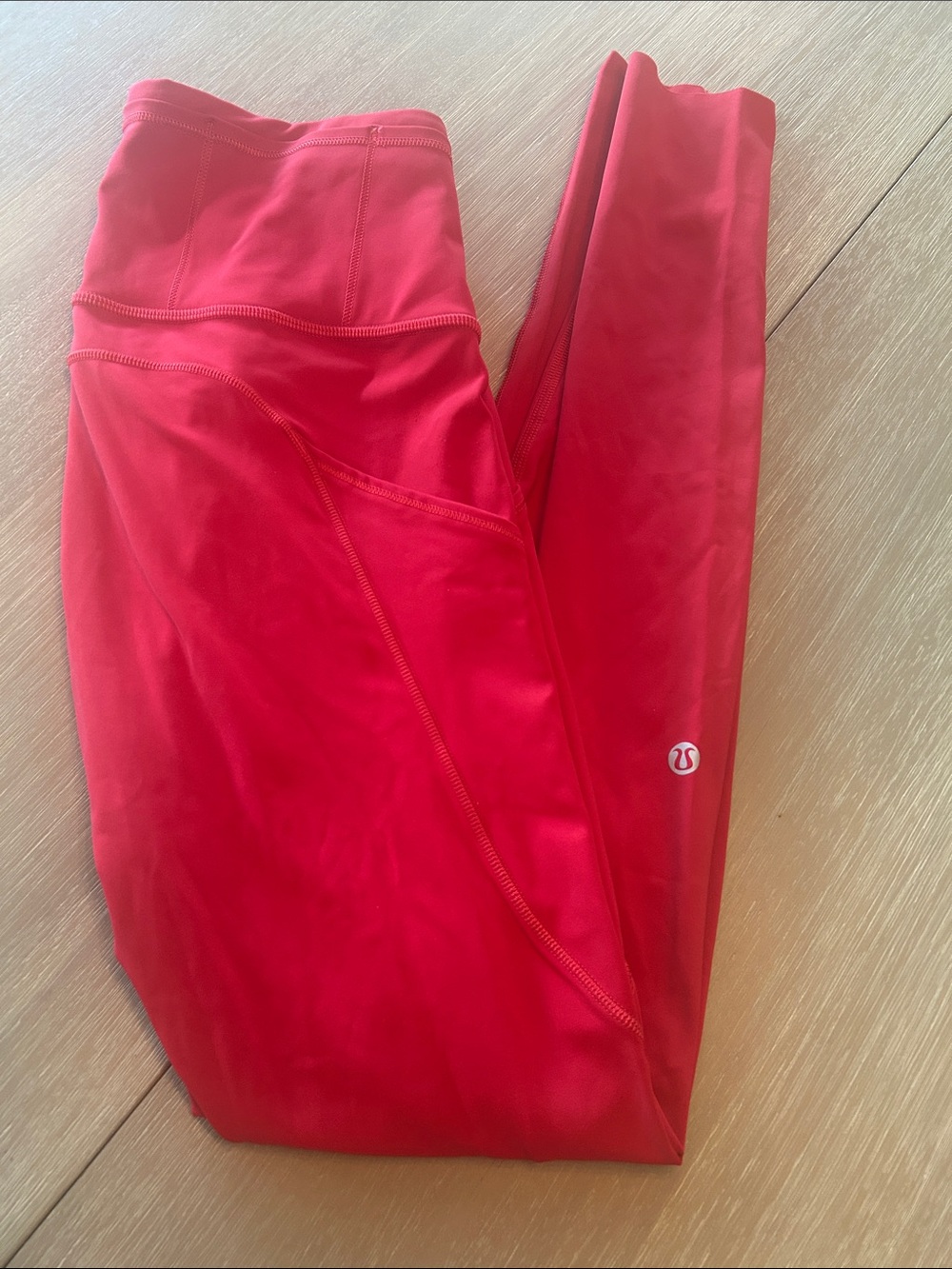 lululemon red workout‎ leggings